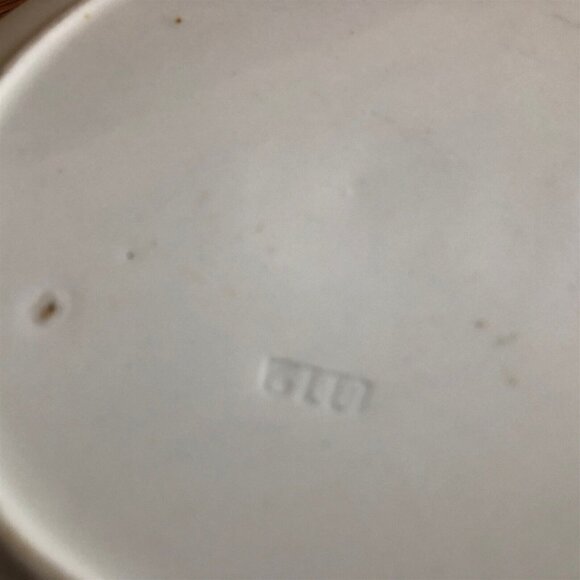 ANTIQUE BOWL GLADYS PATTERN NWP ENGLAND FLOW BLUE BOWL - Picture 7 of 9